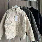 Veste Matelassée Femme Col Montant Zippée Légère Hiver Casual - Hiverline