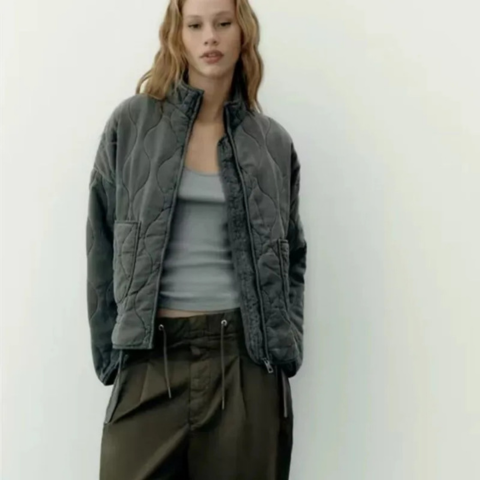 Veste Matelassée Femme Col Montant Zippée Légère Hiver Casual - Hiverline
