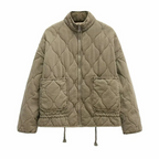 Veste Matelassée Femme Col Montant Zippée Légère Hiver Casual - Hiverline