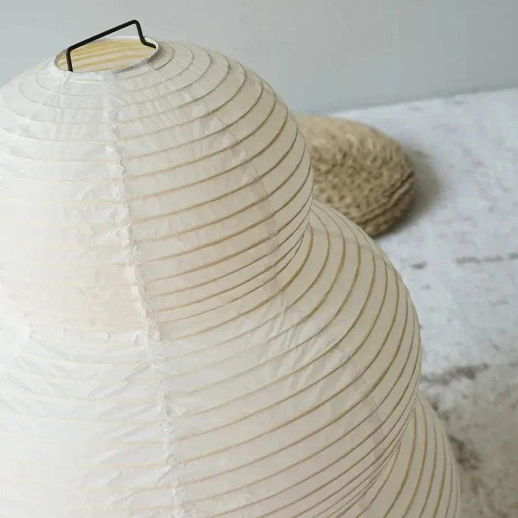 Lampe sur Pied Wabi-Sabi en Papier de Riz | Création Artistique