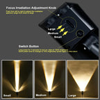 Multi-Zoom Solar LED Spot Light Waterproof for Garden Lighting