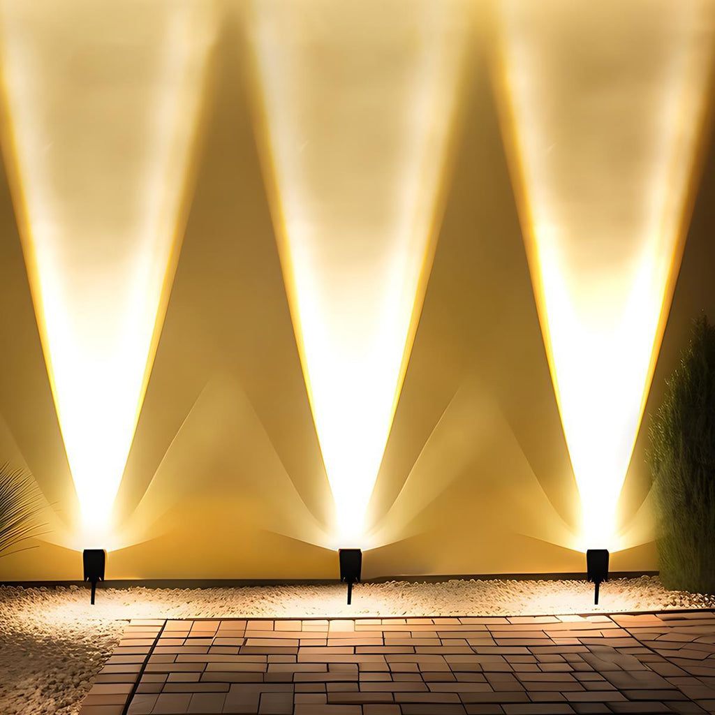 Multi-Zoom Solar LED Spot Light Waterproof for Garden Lighting