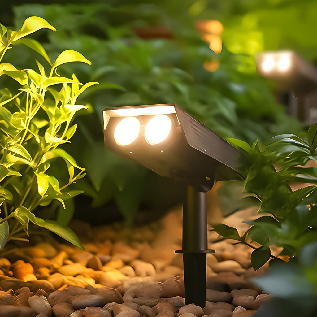 Multi-Zoom Solar LED Spot Light Waterproof for Garden Lighting