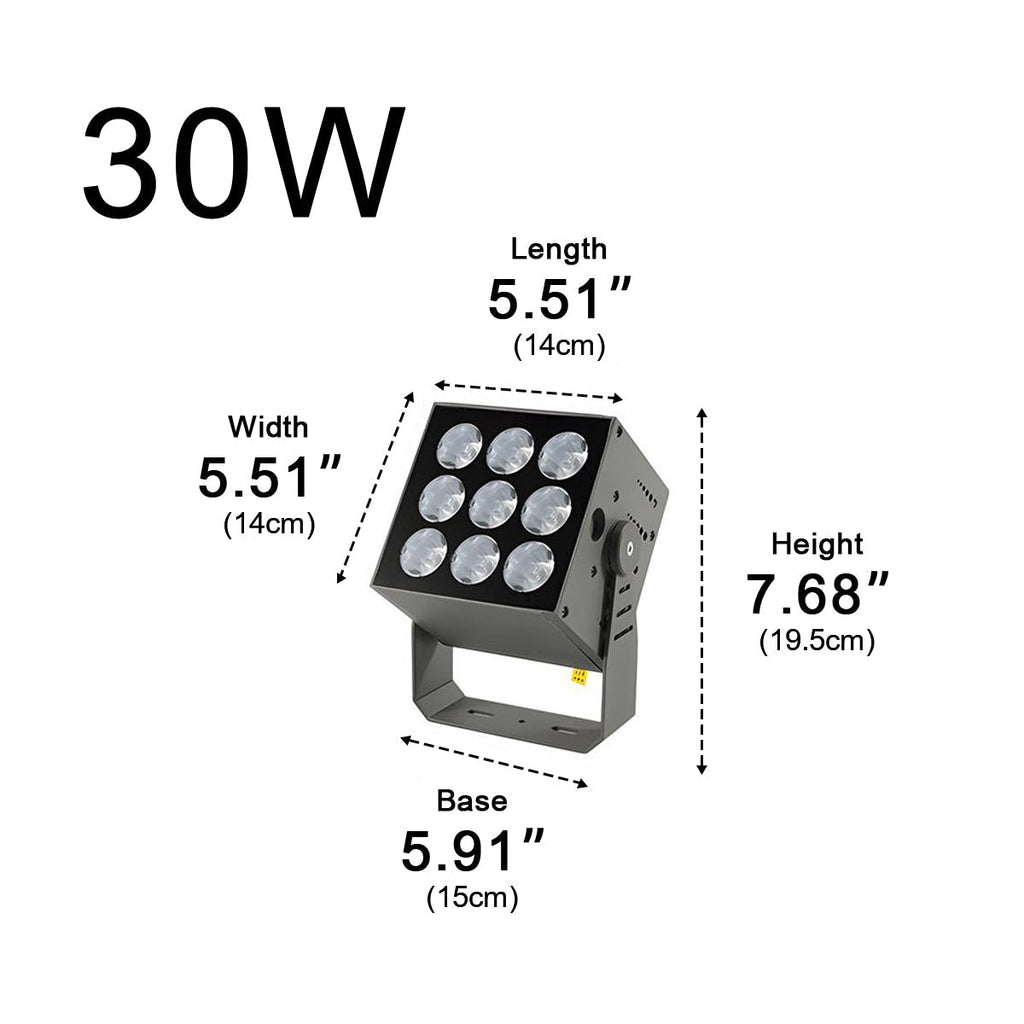 Projecteurs LED Extérieurs Étanches - Lumière Extérieure Super Lumineuse IP67