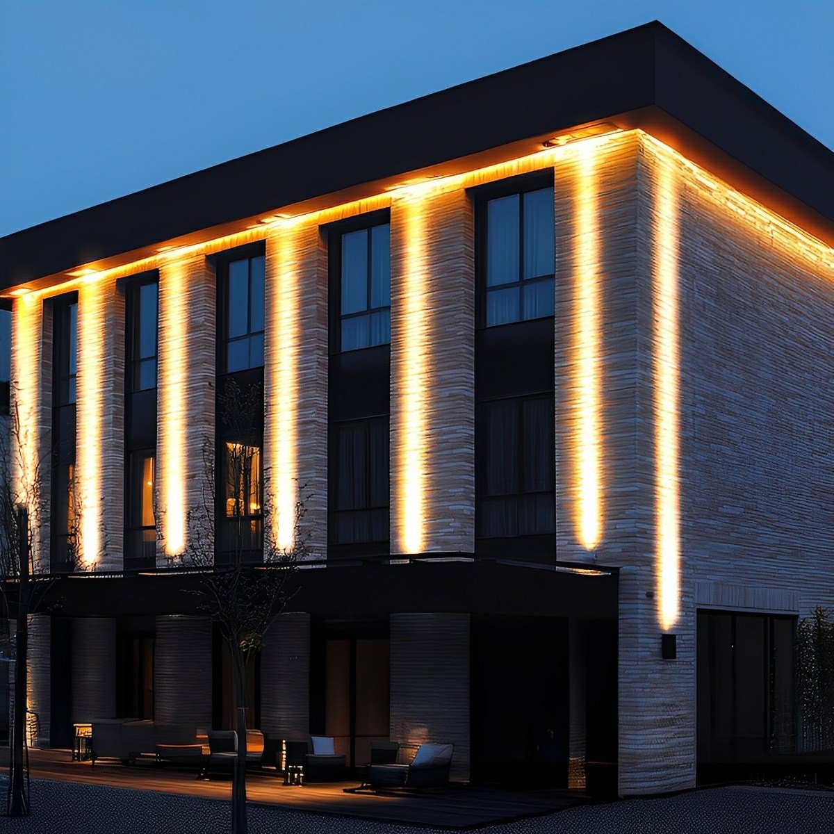 Projecteurs LED Extérieurs Étanches - Lumière Extérieure Super Lumineuse IP67