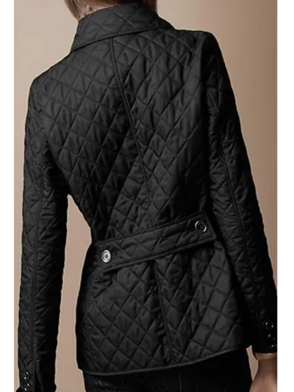 Veste Matelassée Femme Col Revers Légère Casual Automne Hiver