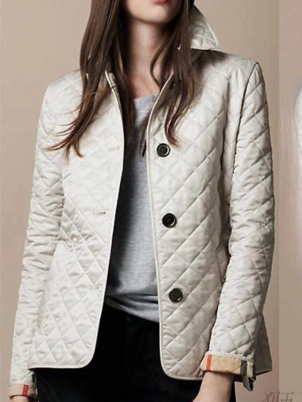 Veste Matelassée Femme Col Revers Légère Casual Automne Hiver