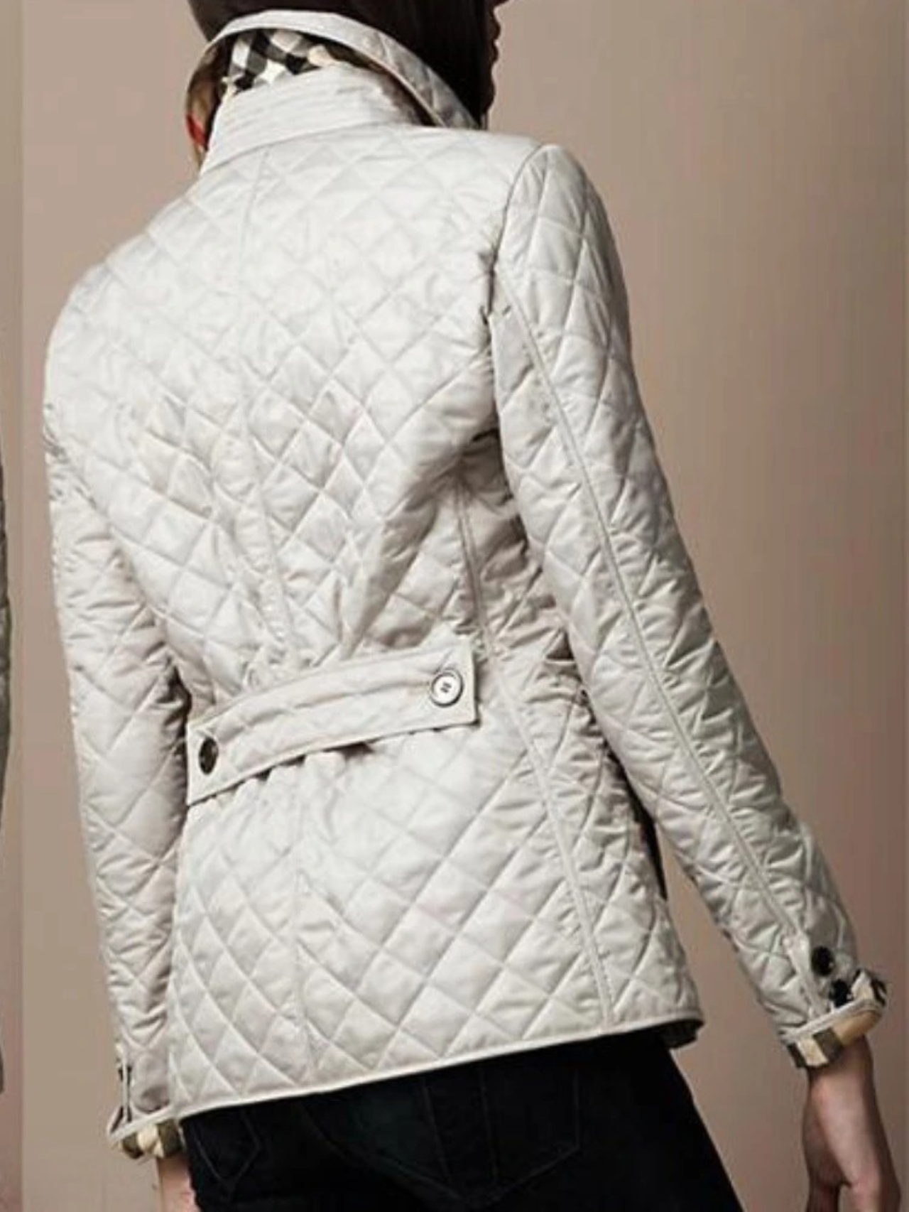 Veste Matelassée Femme Col Revers Légère Casual Automne Hiver