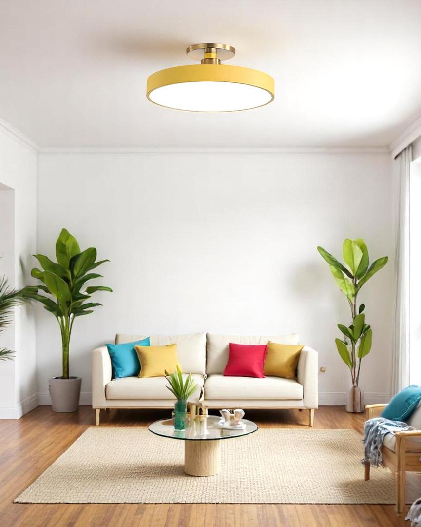 Plafonnier Semi-Encastré au Design Moderne