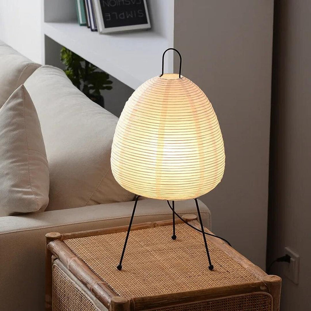Lampe en Papier de Riz Japonais | Design Tripode